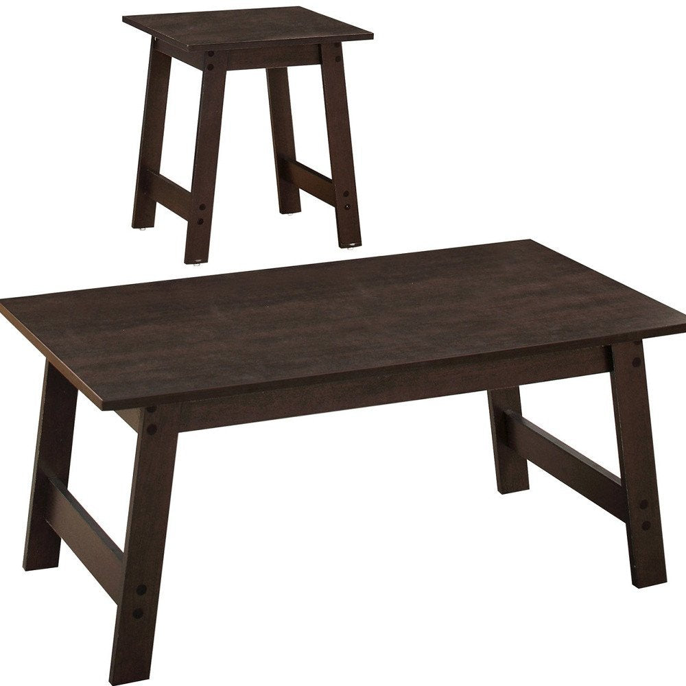 Set of Three 36 Espresso Coffee Table