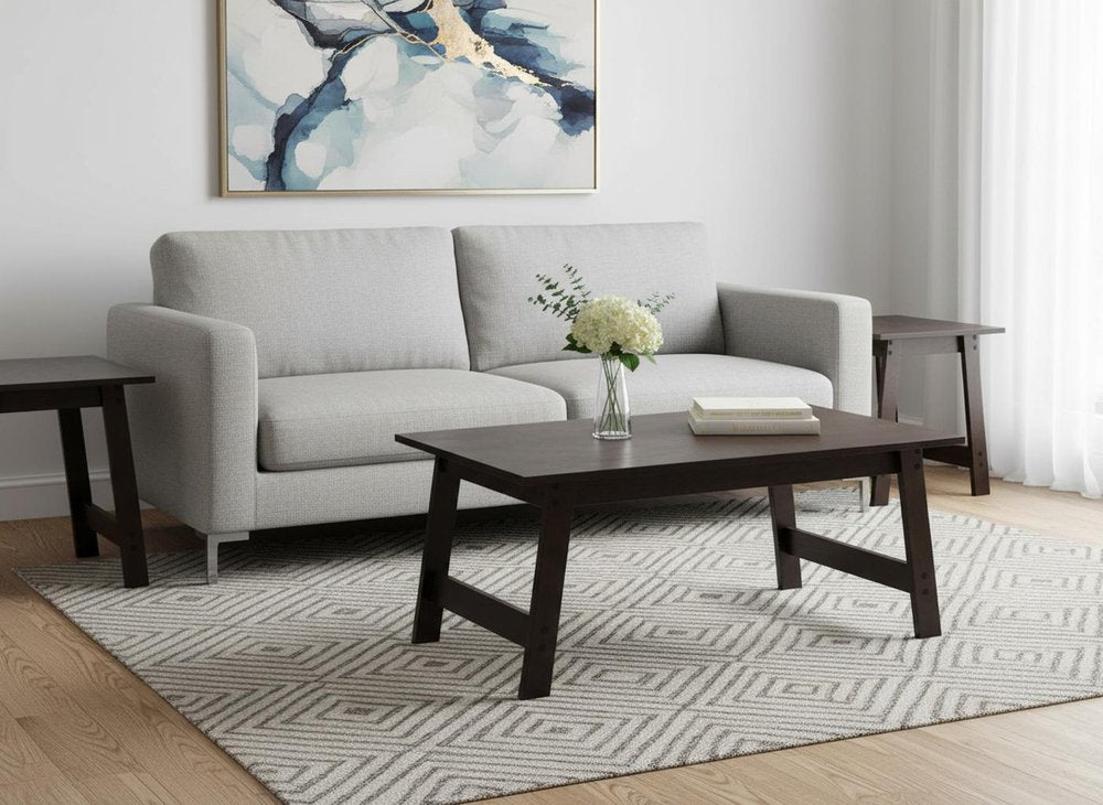 Set of Three 36 Espresso Coffee Table