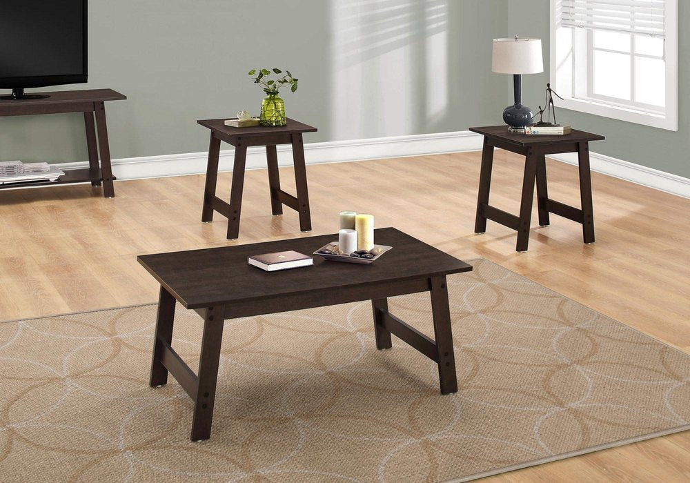 Set of Three 36 Espresso Coffee Table