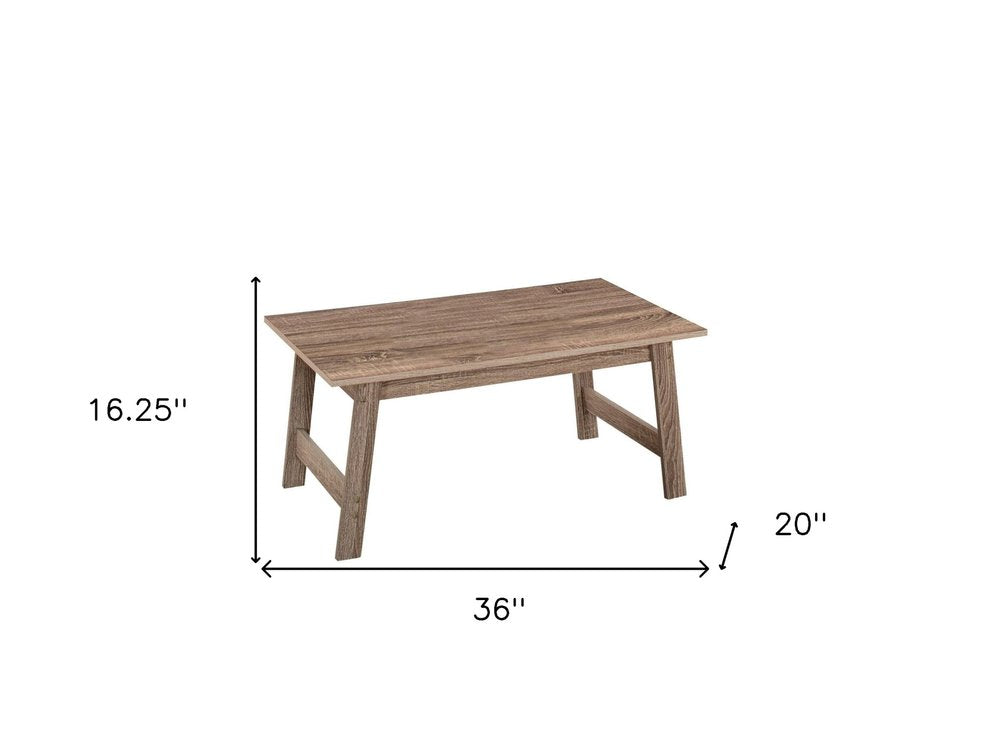 Set of Three 36 Taupe Coffee Table