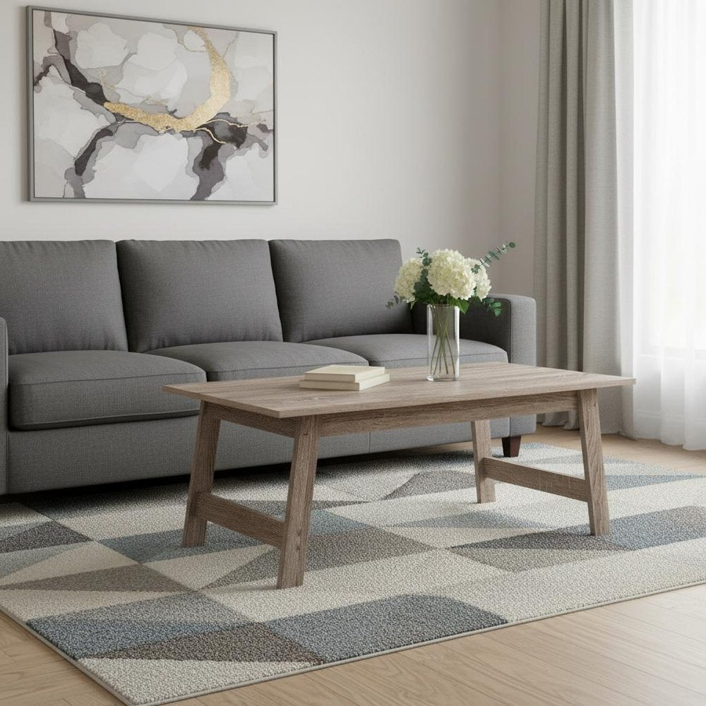 Set of Three 36 Taupe Coffee Table