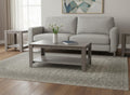 Set of Three 42 Gray Coffee Table with Shelf