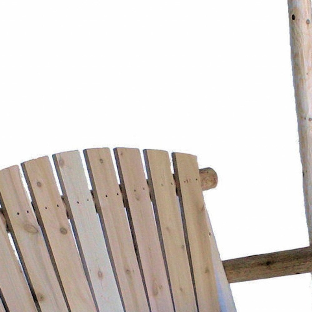 Natural Wood Porch Swing - 48 x 24 x 48-inch