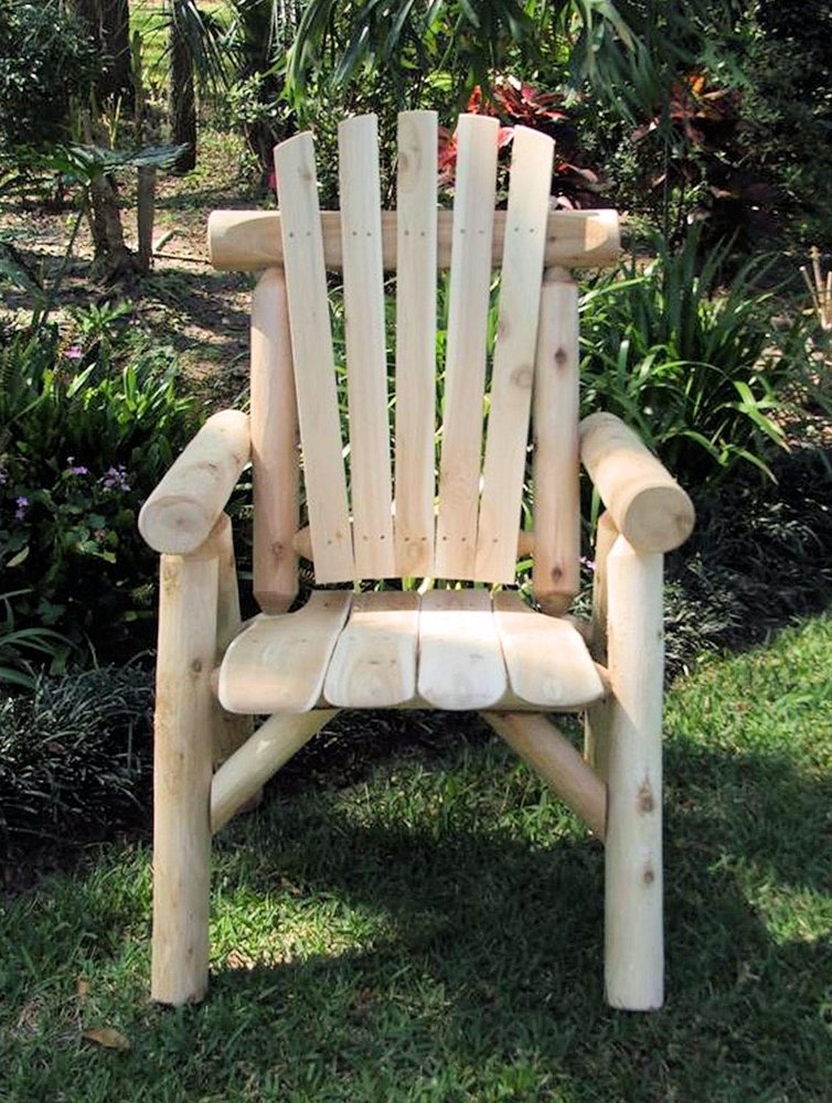 Natural Wood Dining Chair - 28 x 26 x 42-inch