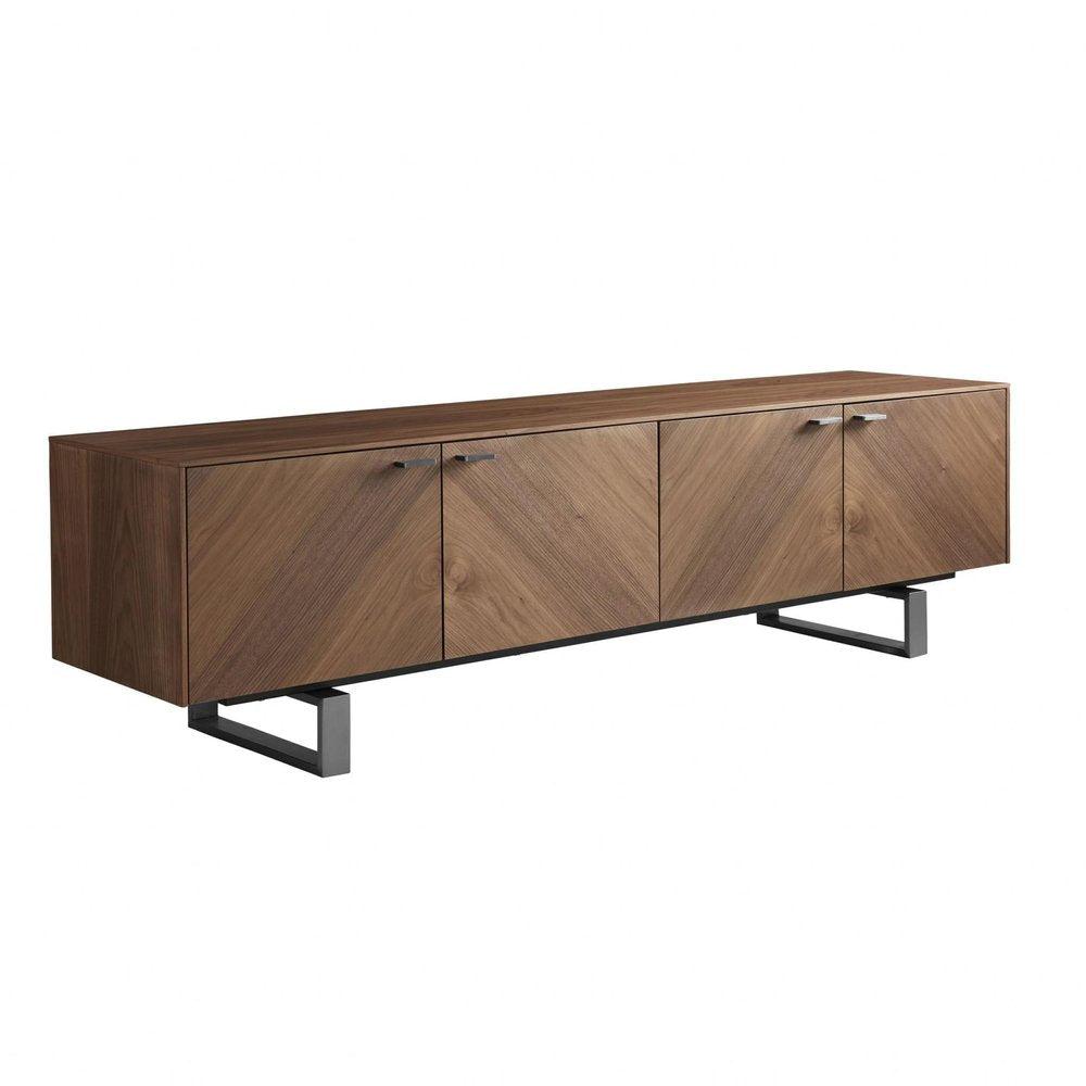Contemporary Media TV Stand - 71-inch