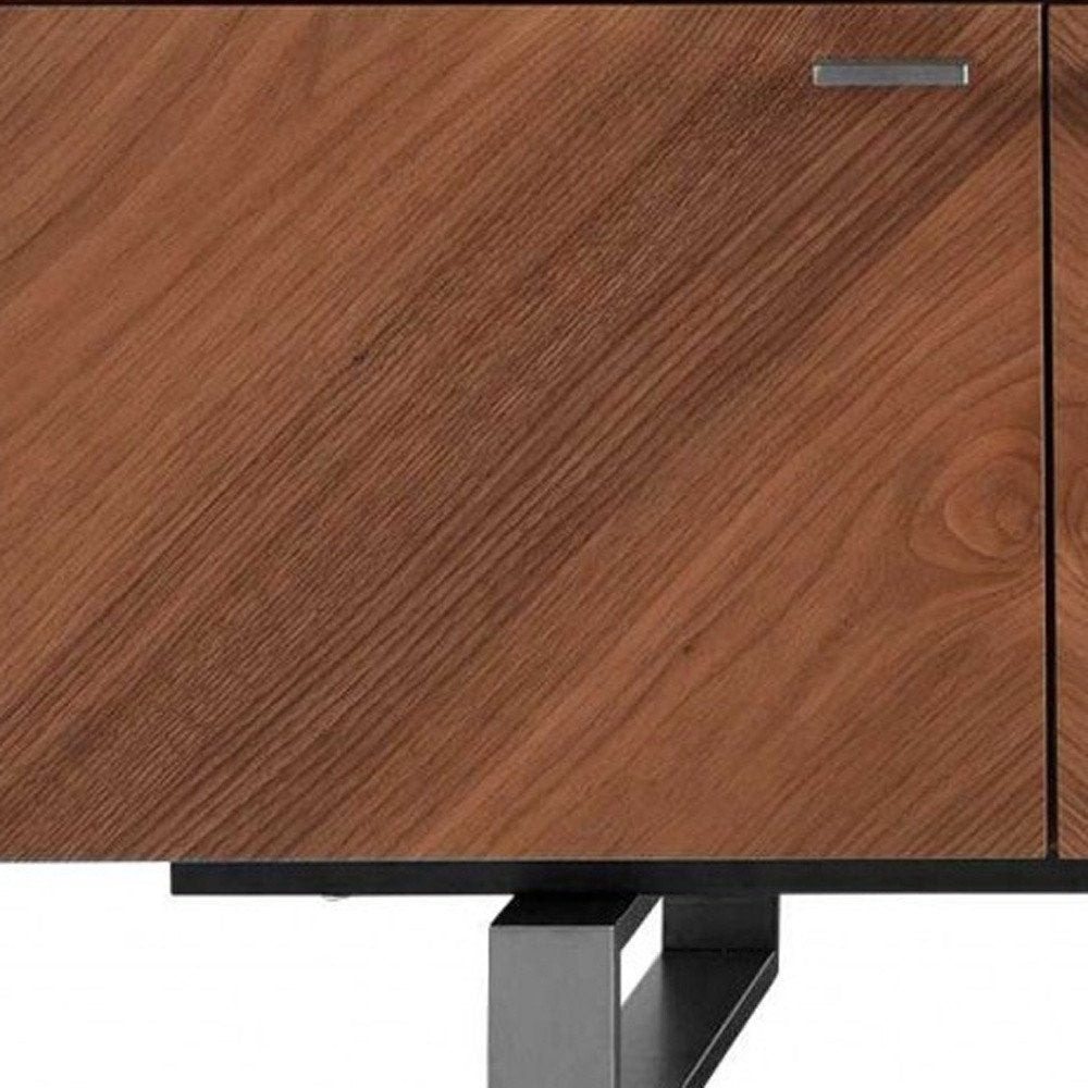 Contemporary Media TV Stand - 71-inch