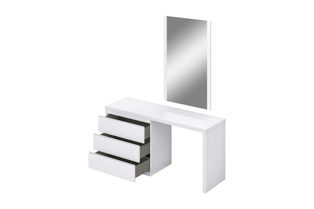 White Double Dresser Extension - 31 X 20 X 30-inch