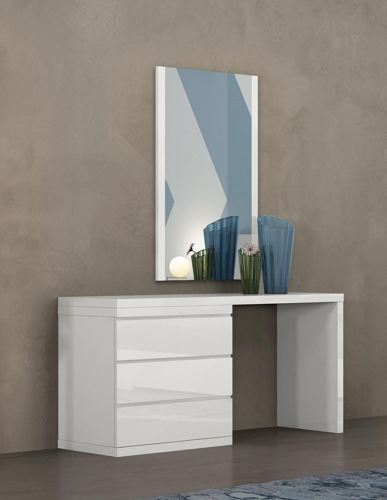 White Double Dresser Extension - 31 X 20 X 30-inch