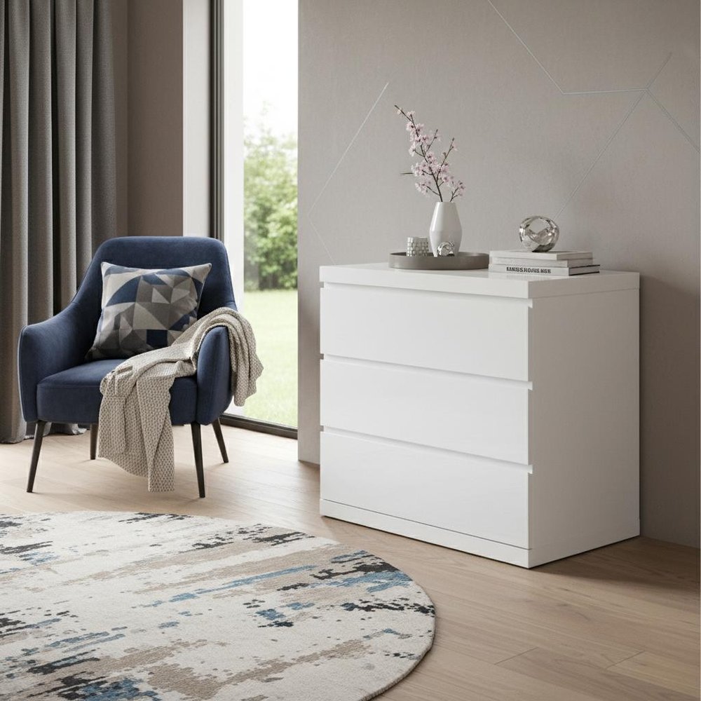 White Double Dresser Extension - 31 X 20 X 30-inch