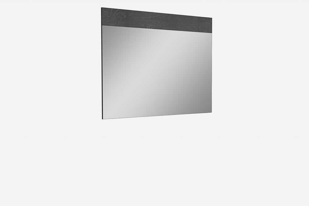 Gray Wood Framed Accent Mirror - 48-inch