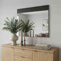 Gray Wood Framed Accent Mirror - 48-inch