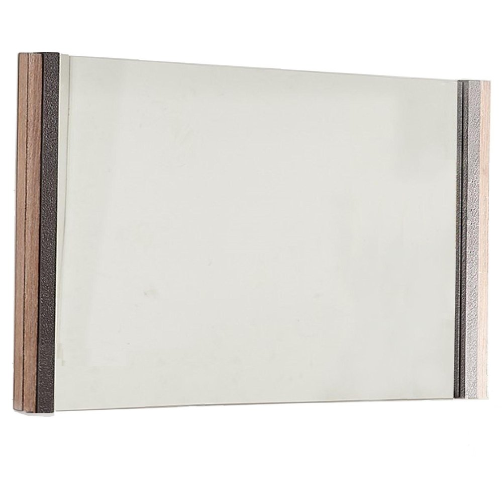 Natural Wood Framed Accent Mirror - 35-inch