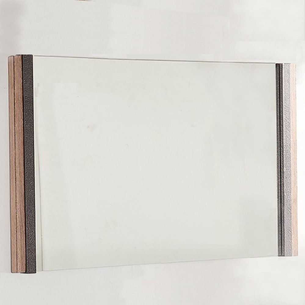 Natural Wood Framed Accent Mirror - 35-inch