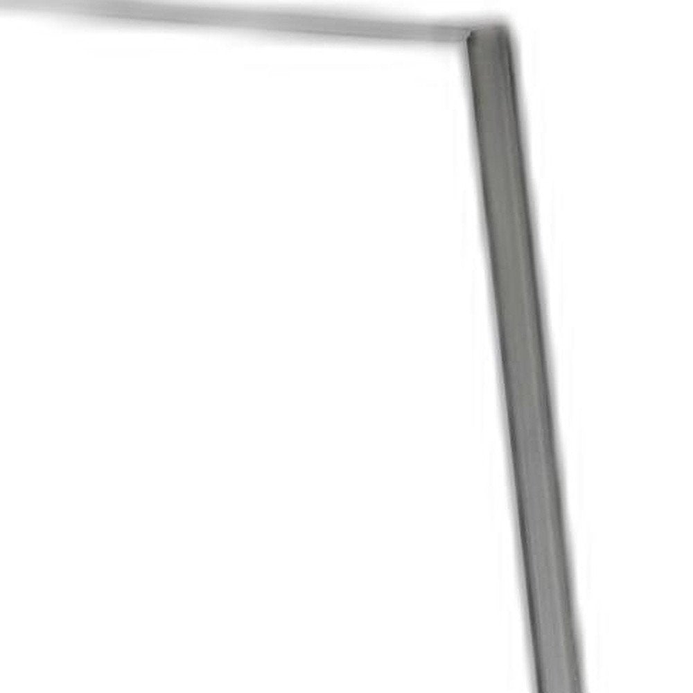 Silver Metal Framed Cheval Standing Mirror - 59-inch