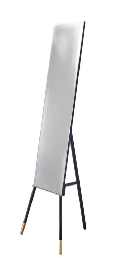 Black Metal Freestanding Framed - 57-inch
