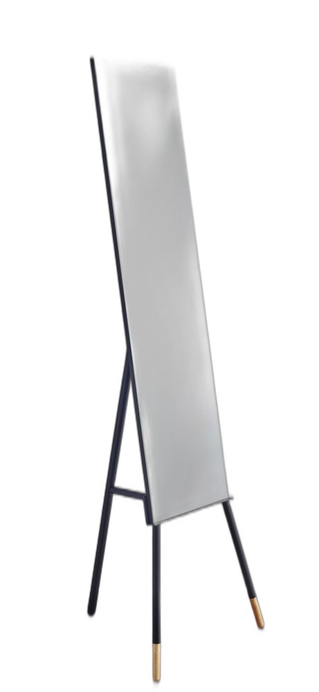 Black Metal Freestanding Framed - 57-inch