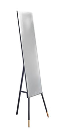 Black Metal Freestanding Framed - 57-inch