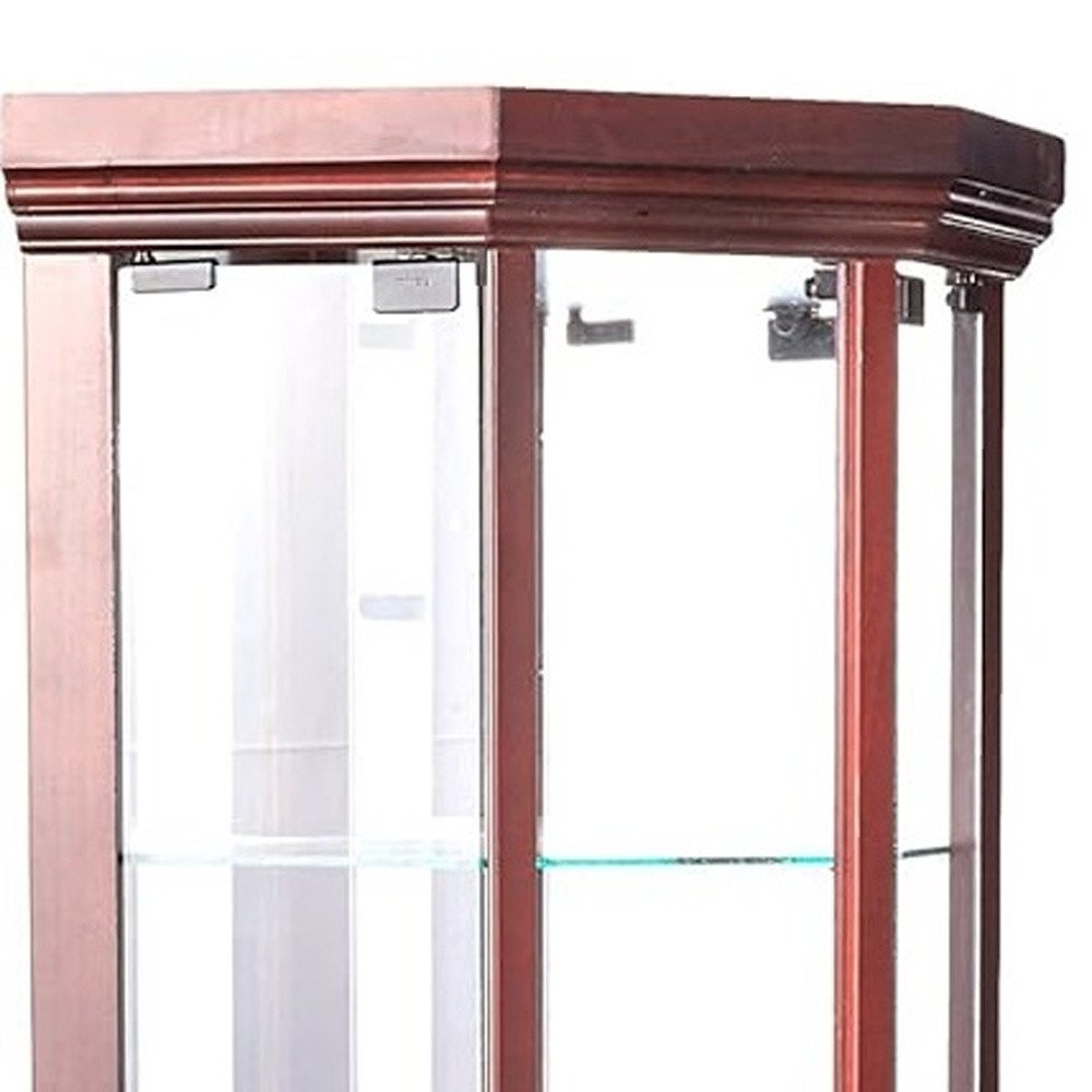 Dark Brown Display Stand - 16-inch