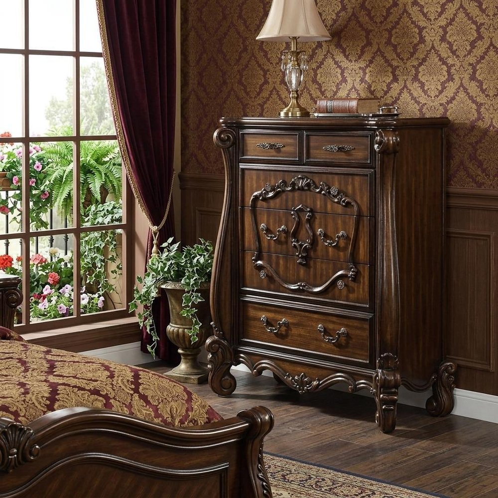 Solid Wood Six Drawer Chest - 47-inch