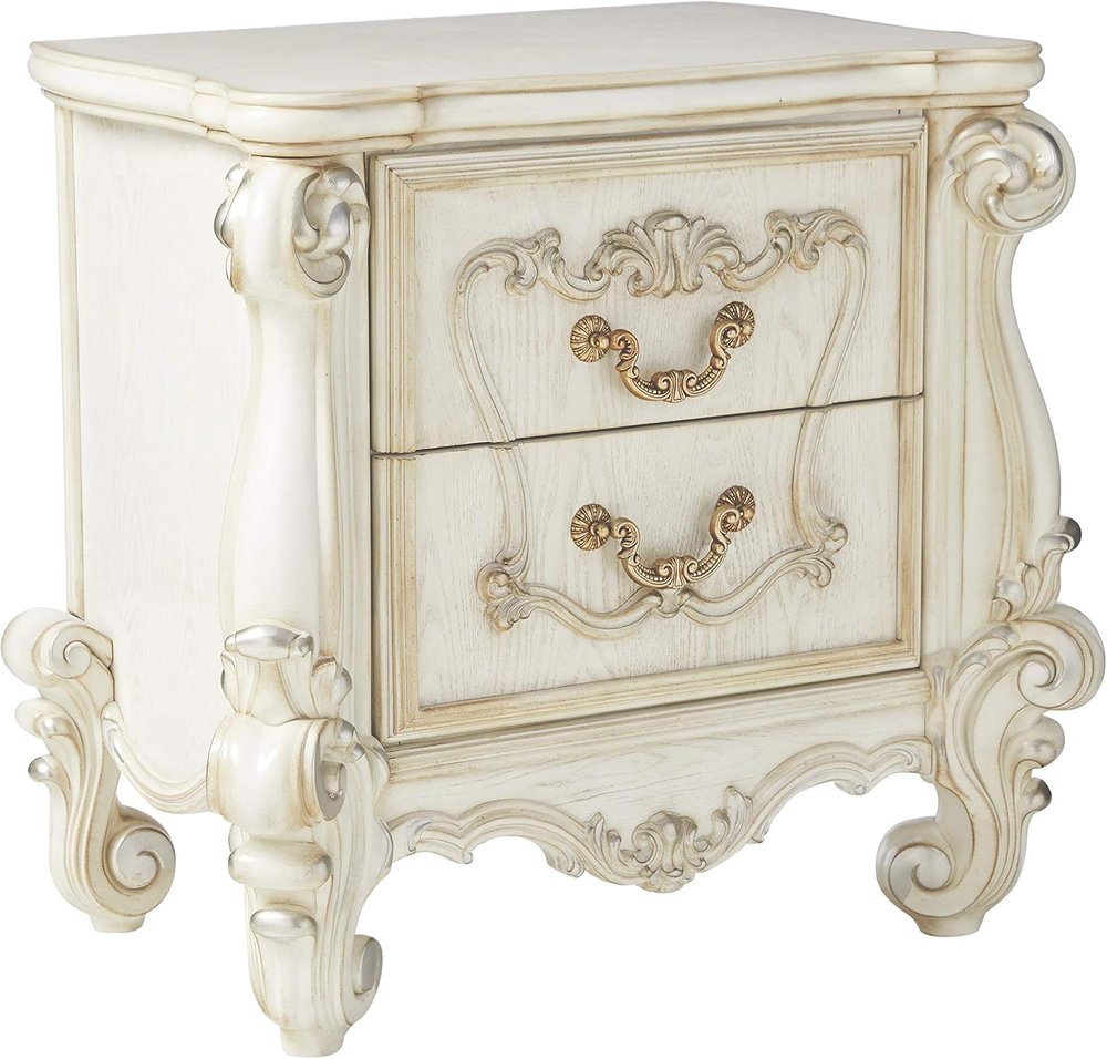 Brown Two Drawers Nightstand - 31-inch
