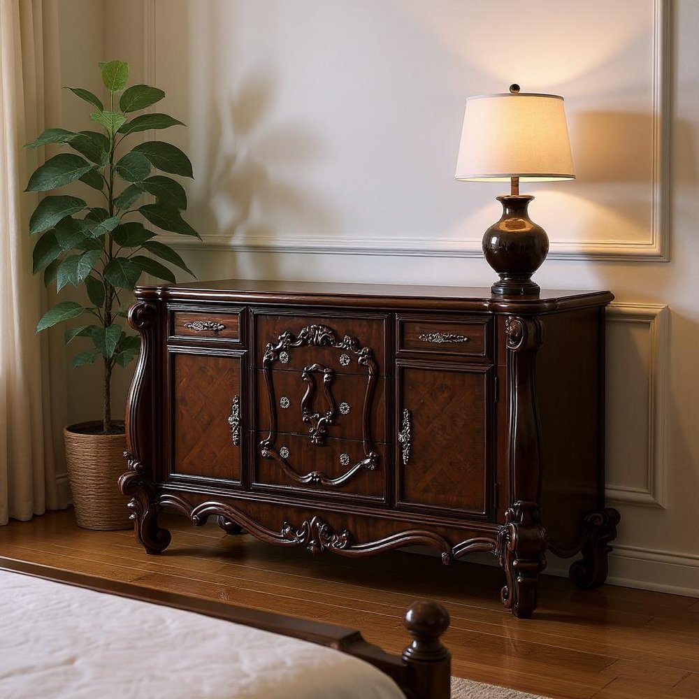 Solid Wood Six Drawer Chest - 47-inch
