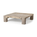 Natural Wood Distressed Coffee Table - 48-inch