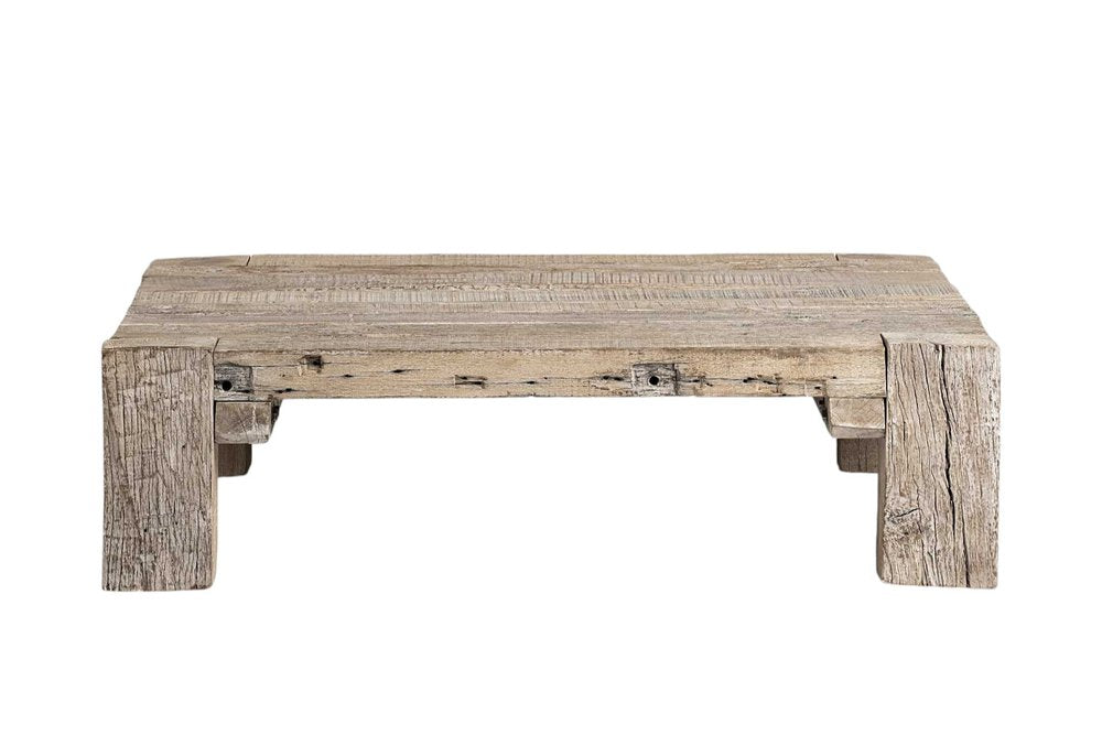 Natural Wood Distressed Coffee Table - 48-inch