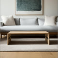 Brown Solid Wood Coffee Table - 48-inch