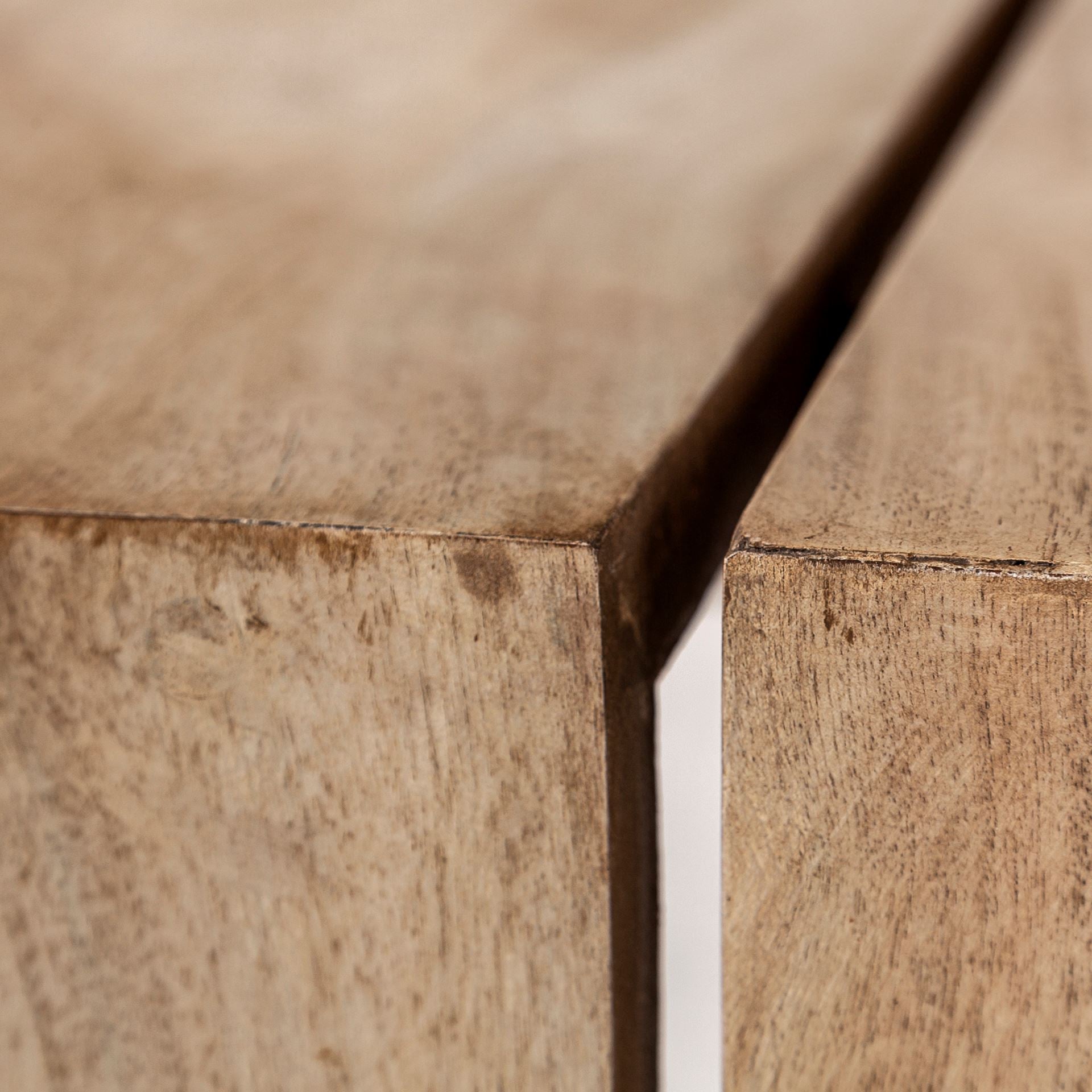 Brown Solid Wood Coffee Table - 48-inch