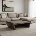 Brown Wood Coffee Table - 59-inch