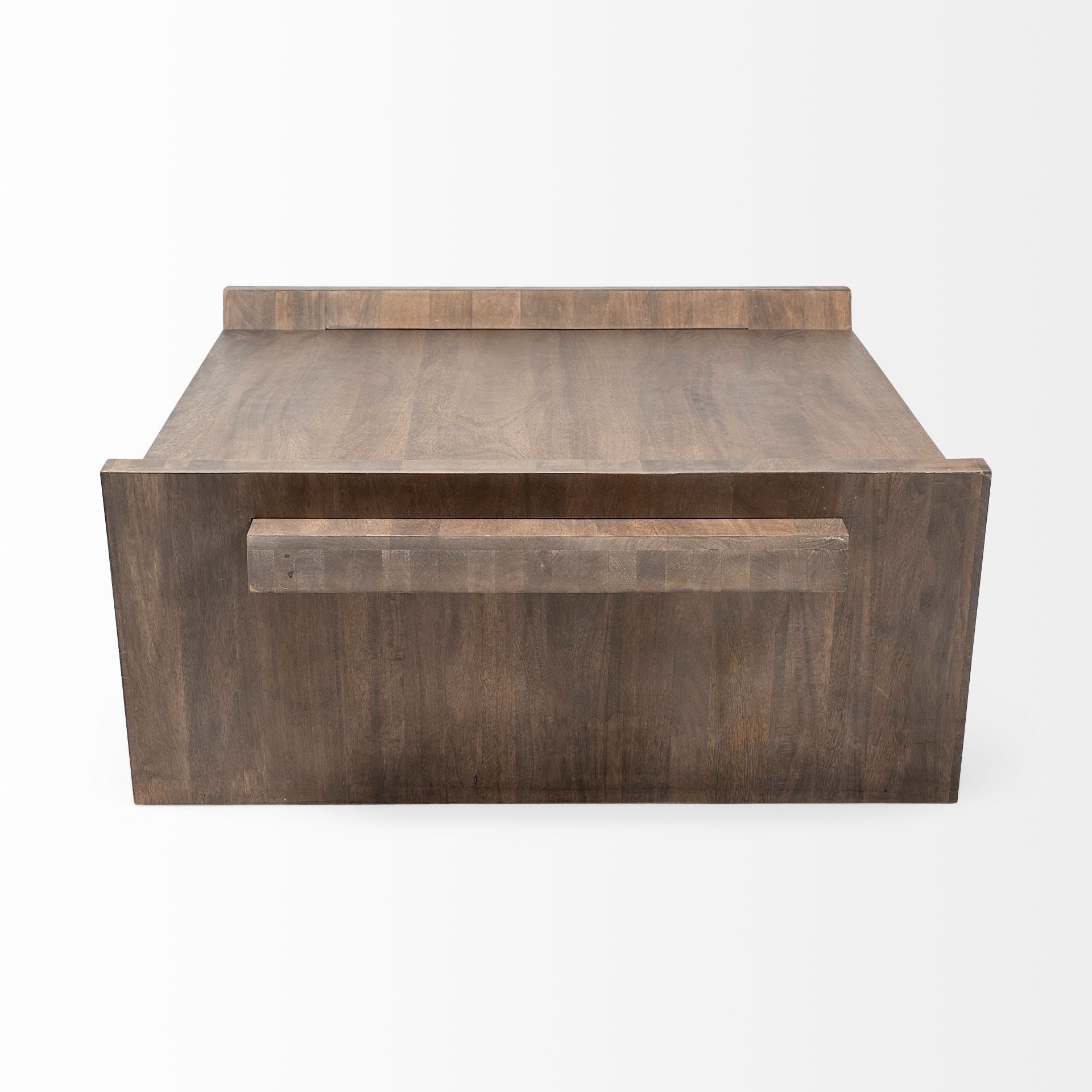Brown Wood Coffee Table - 59-inch