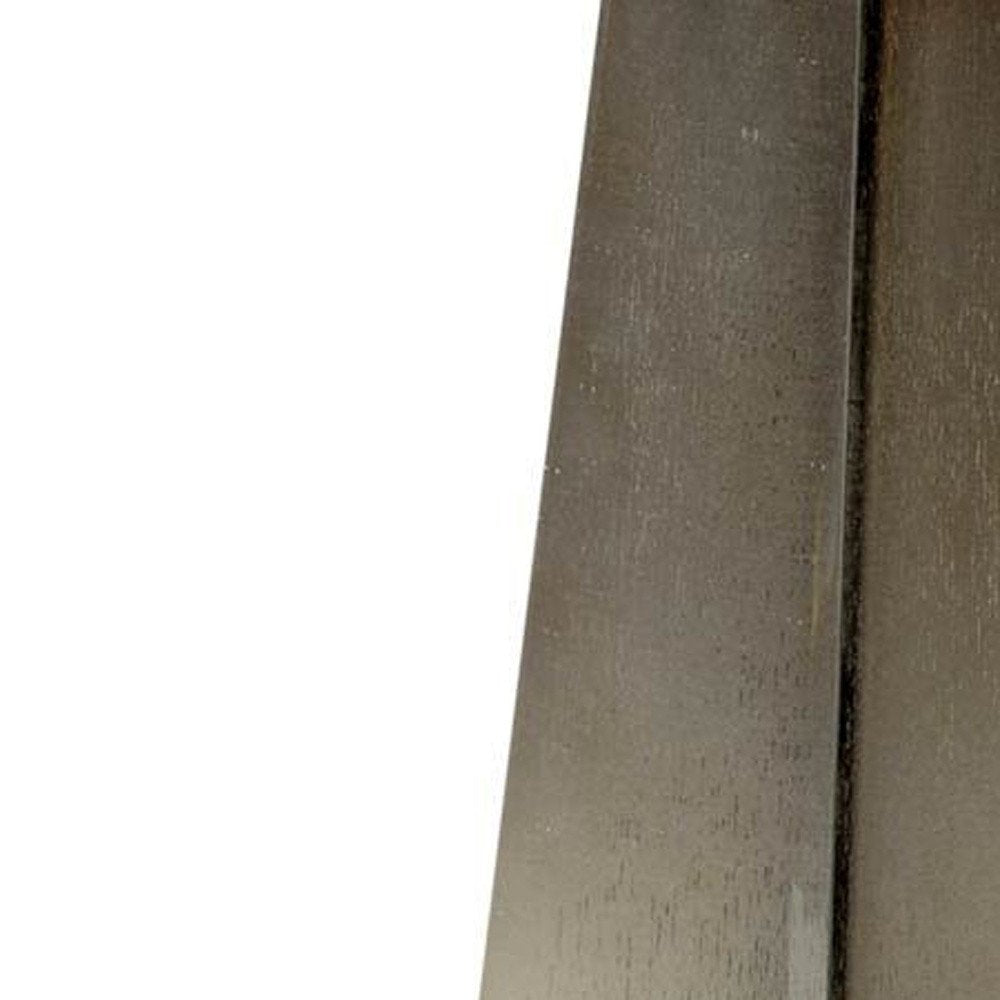 Champagne Solid Wood Framed Accent Mirror - 14-inch