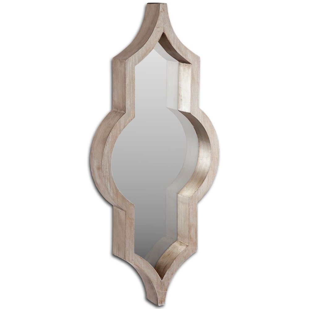 Natural Novelty Framed Accent Mirror - 34-inch