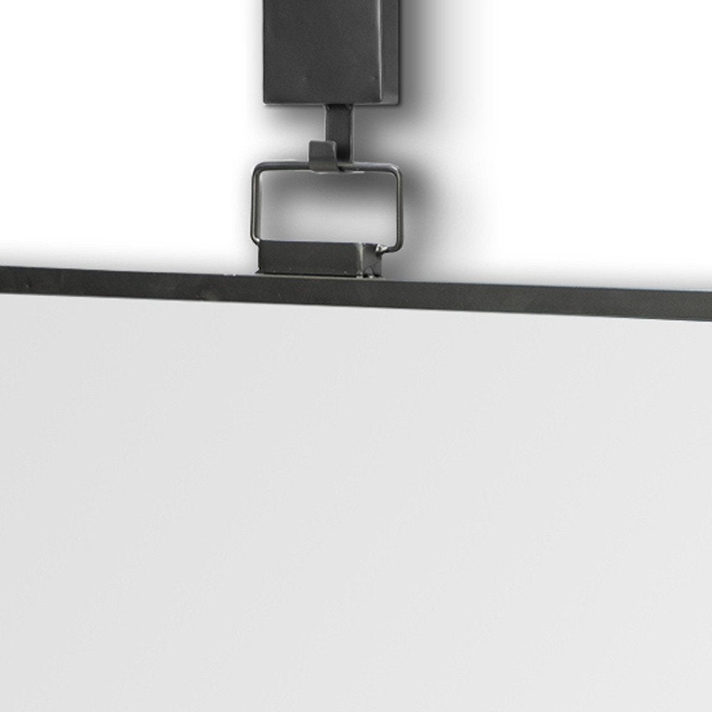 Gunmetal Metal Framed Accent Mirror - 44-inch