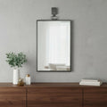 Gunmetal Metal Framed Accent Mirror - 44-inch