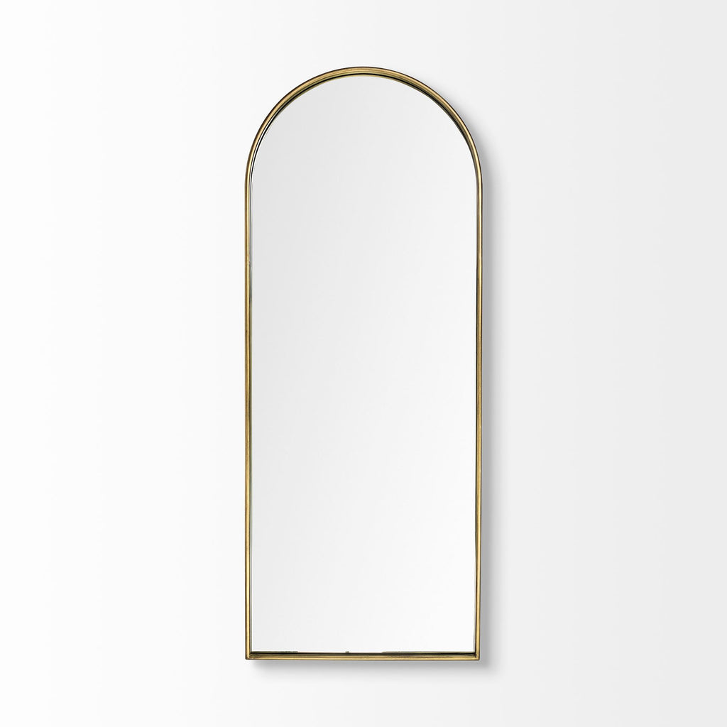 Gold Arch Metal Framed Accent Mirror - 70-inch