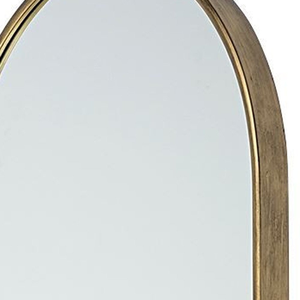 Gold Arch Metal Framed Accent Mirror - 70-inch