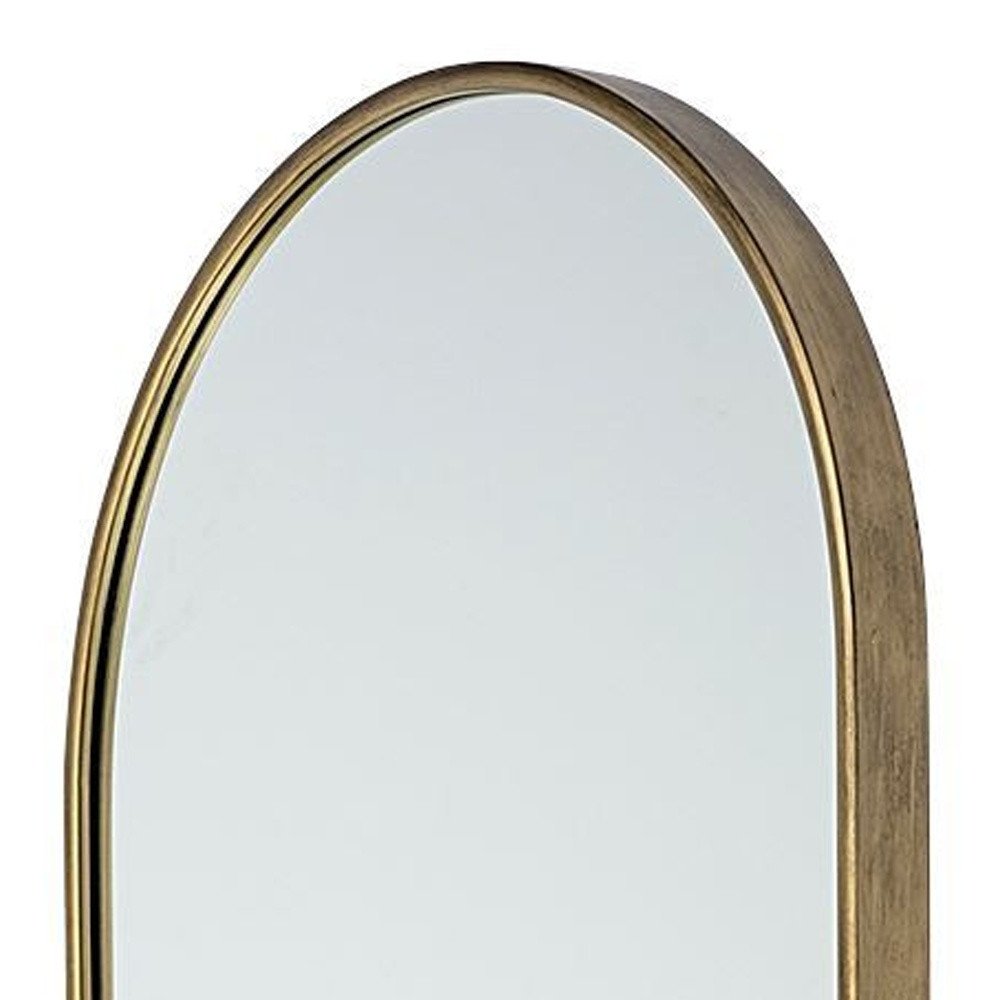Gold Arch Metal Framed Accent Mirror - 70-inch