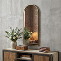 Gold Arch Metal Framed Accent Mirror - 70-inch