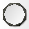 Black Solid Wood Octagon Framed - 41-inch
