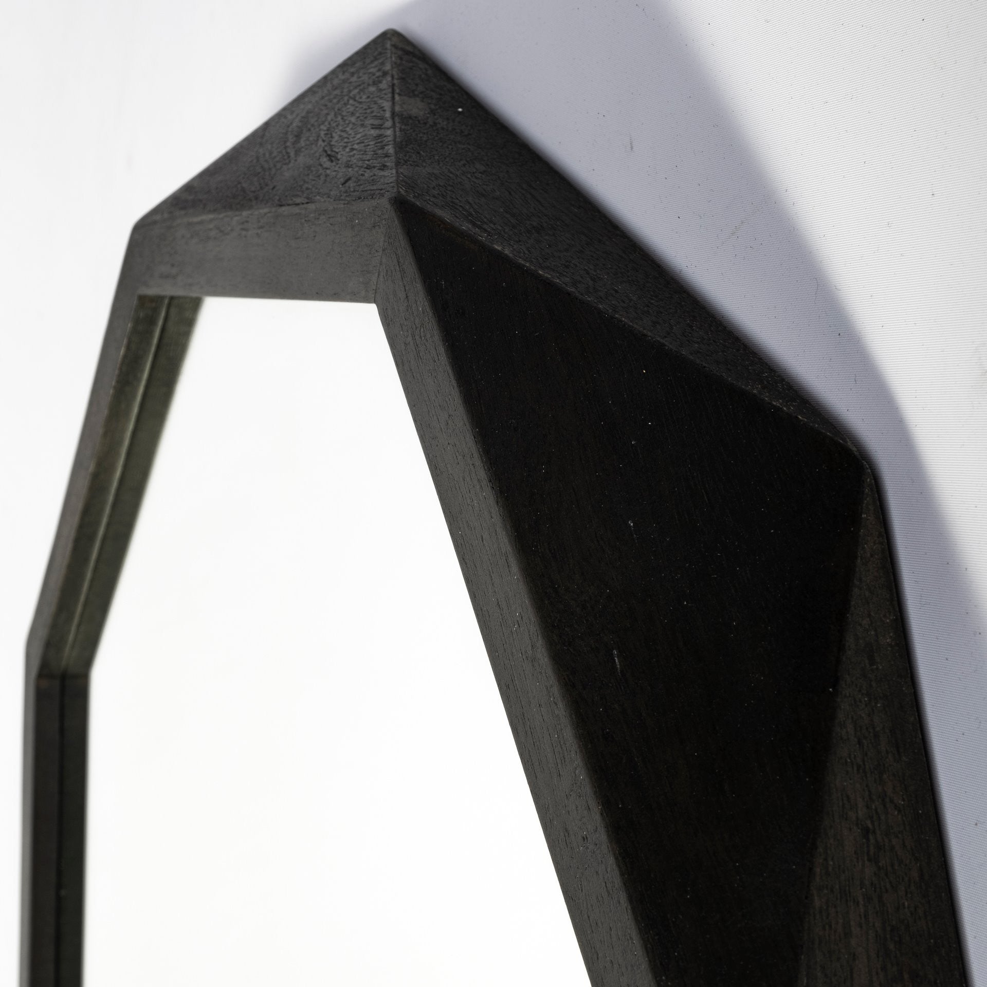 Black Solid Wood Octagon Framed - 41-inch