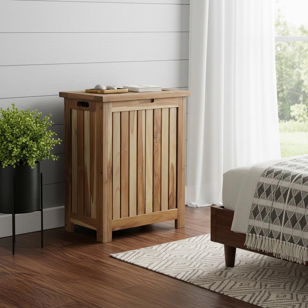 Natural Solid Wood Dresser - 20-inch