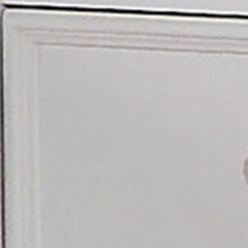 White One Drawer Nightstand - 27-inch