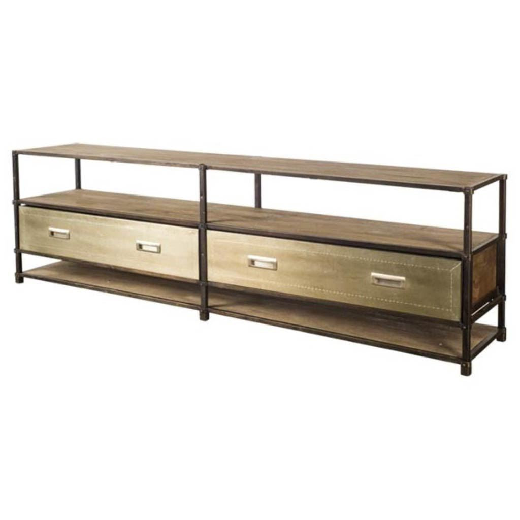 Brown Solid Wood Console Table - 15-inch