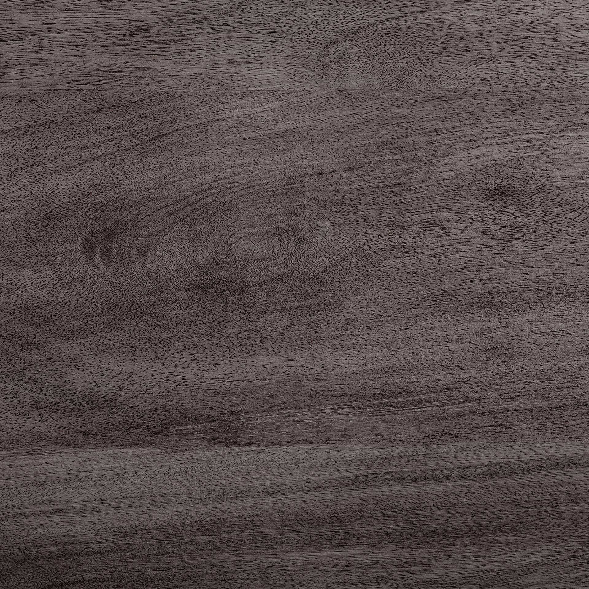 Gray Rounded Solid Wood Pedestal Base Dining Table - 60-inch
