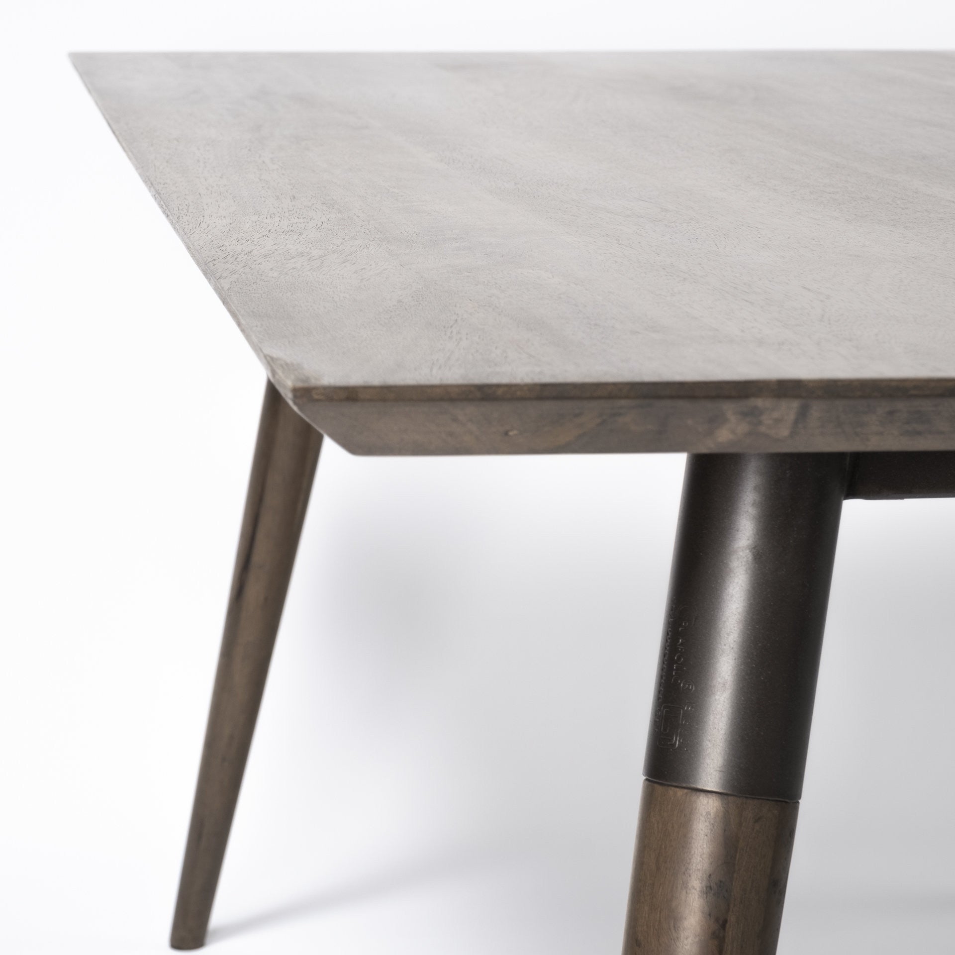 Dark Brown Solid Wood Dining Table - 72-inch