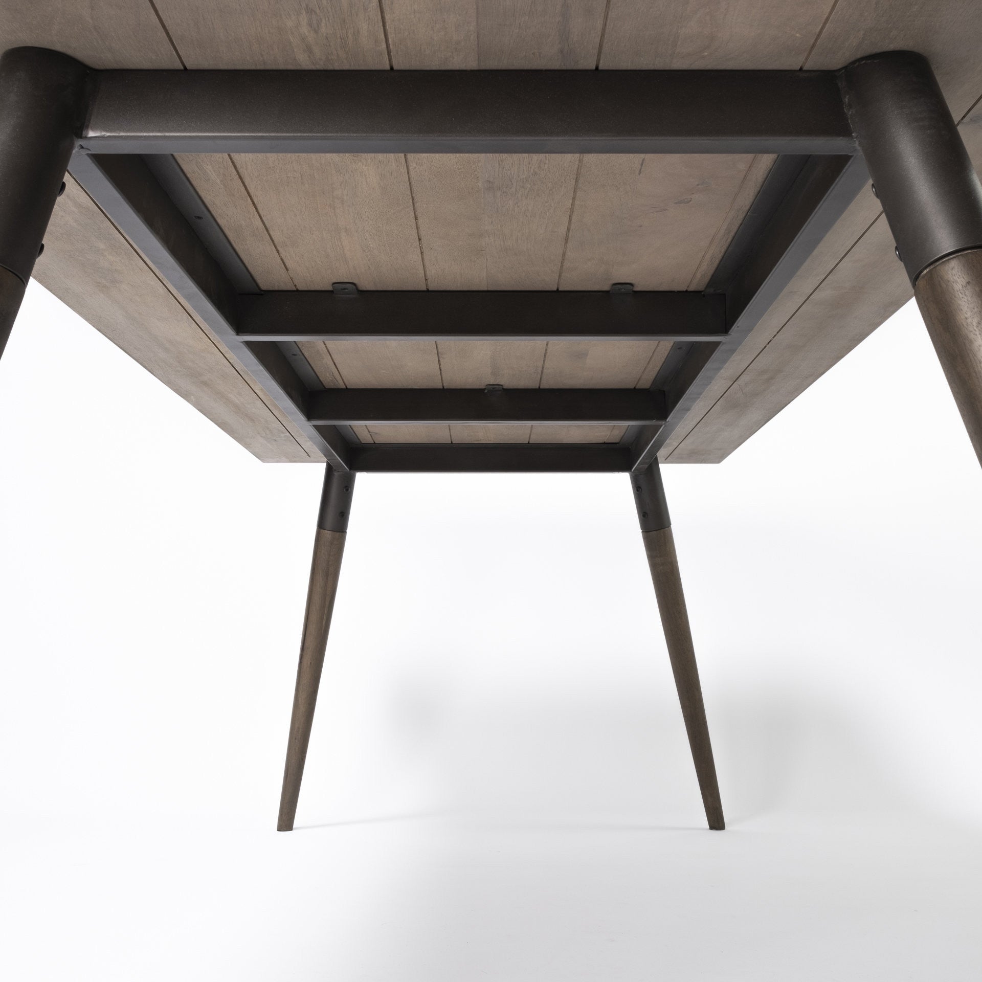 Dark Brown Solid Wood Dining Table - 72-inch