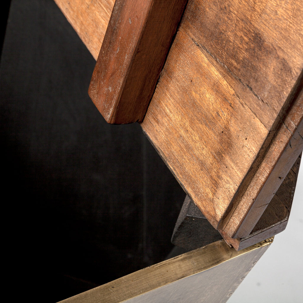 Brown Solid Wood End Table - 21-inch