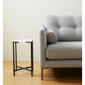 Marble End Table - 24-inch