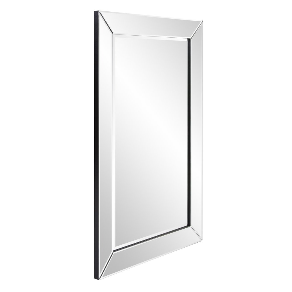 Glass Framed Accent Mirror - 36-inch